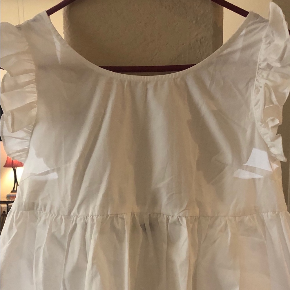 NWOT Shein ruffle sleeve shirt